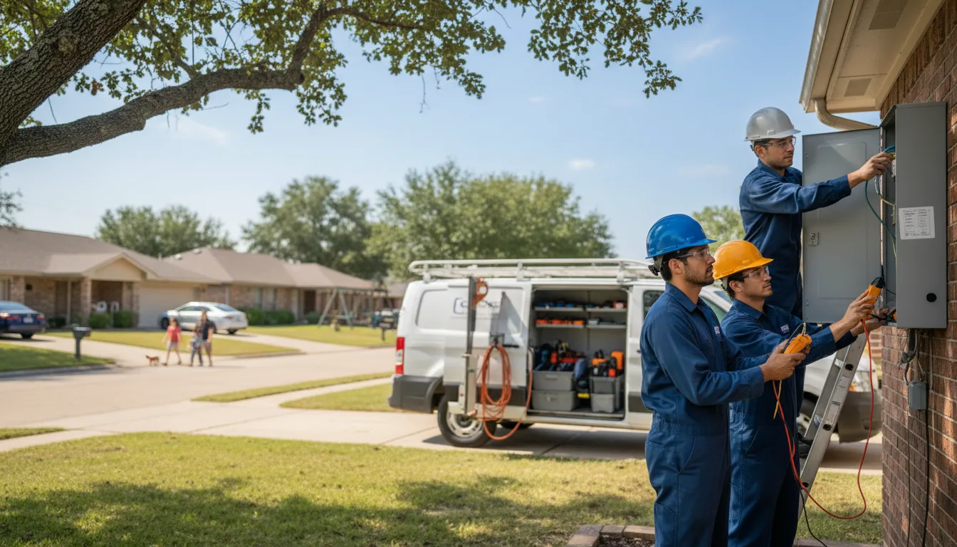 Certified electrician providing emergency electrical services in Lamont, FL